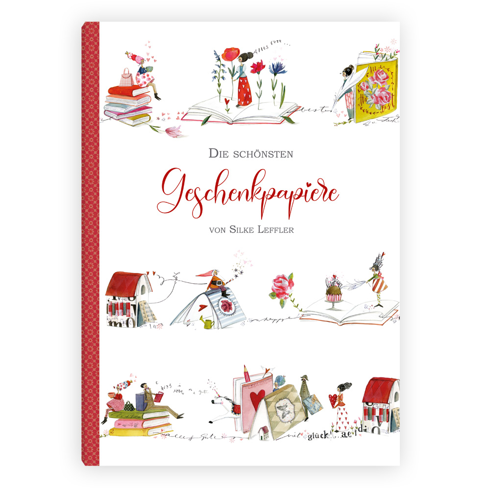 Geschenkpapierbuch Lesefreude