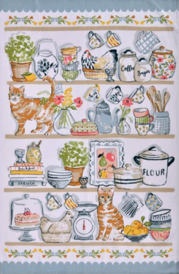 Tea Towel  Pantry Cats