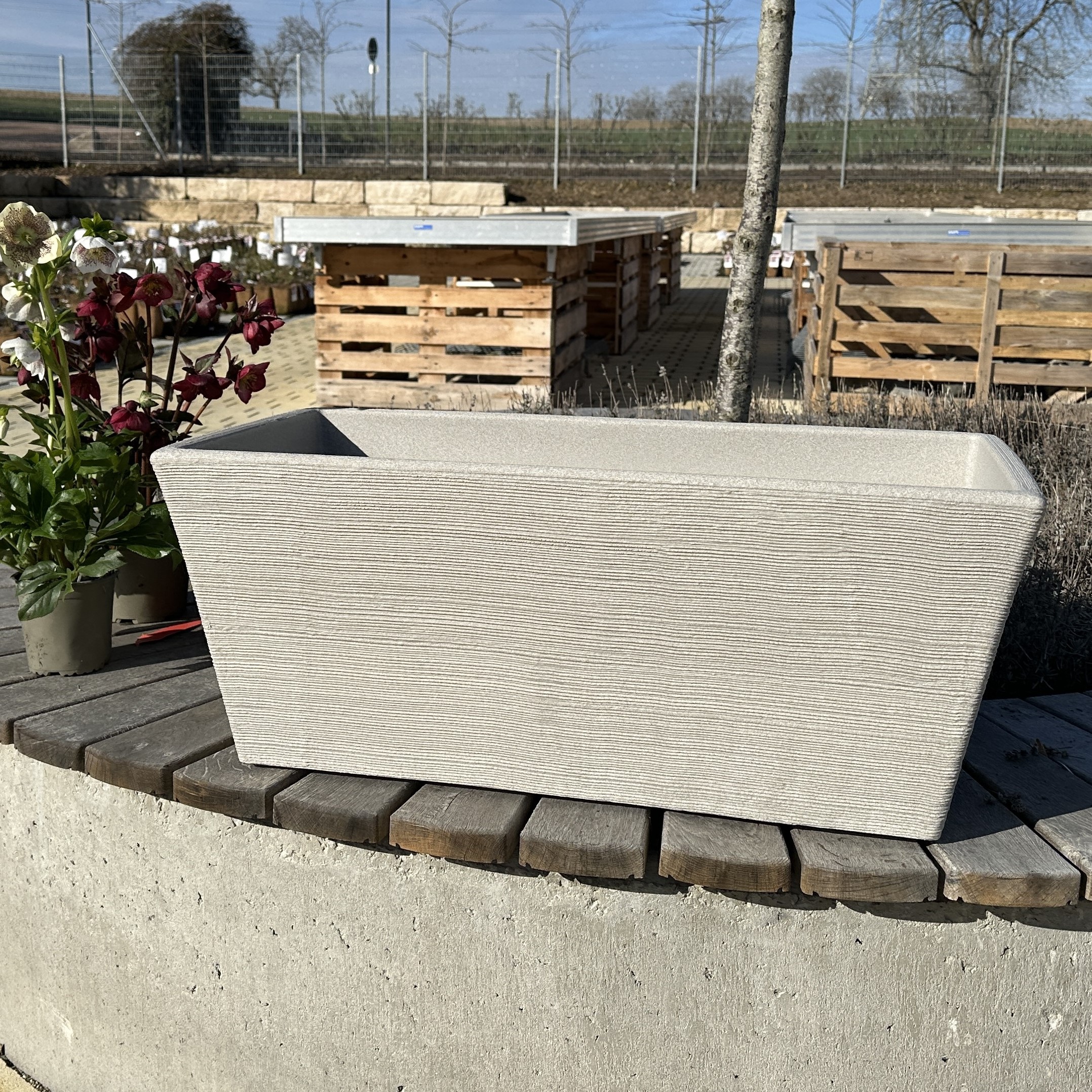 Pflanzkasten GIRASOLE 80 sand