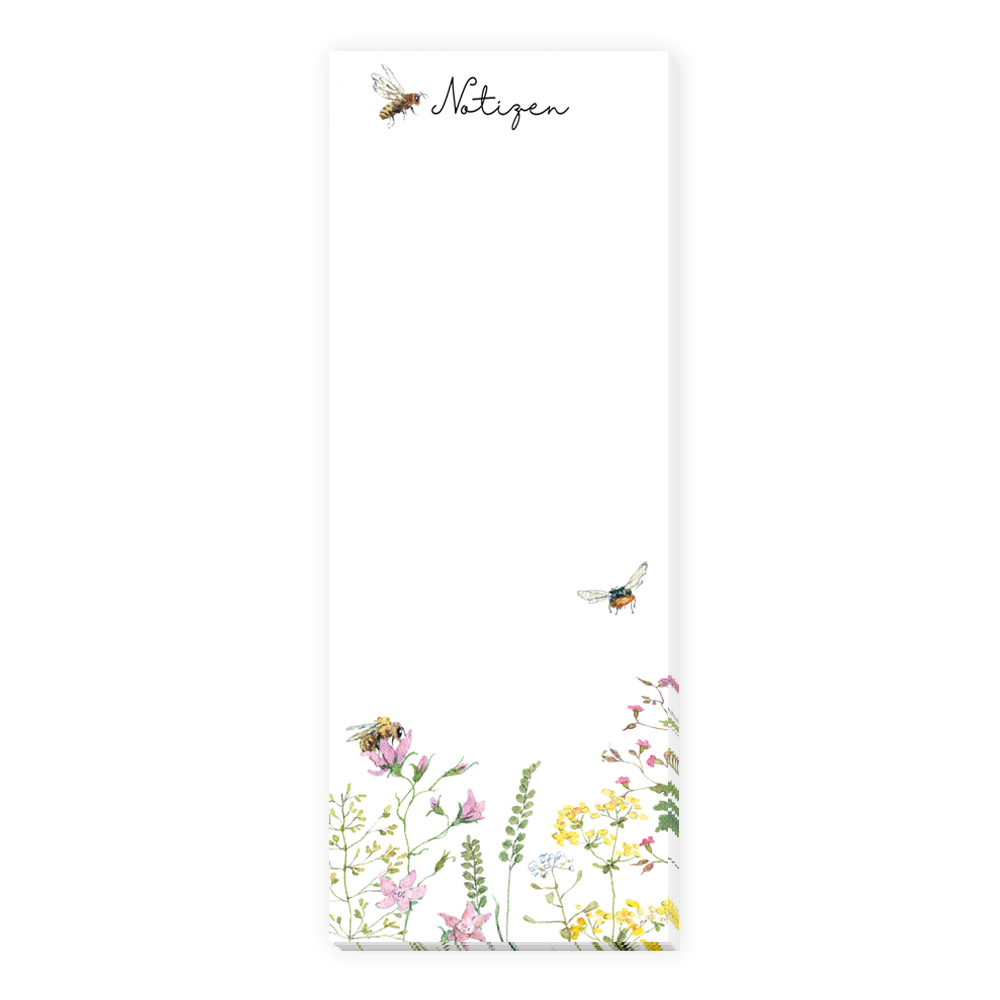 Notizblock Bienen