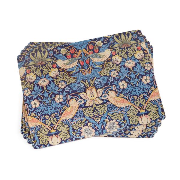 Platzset Strawberry Thief blue