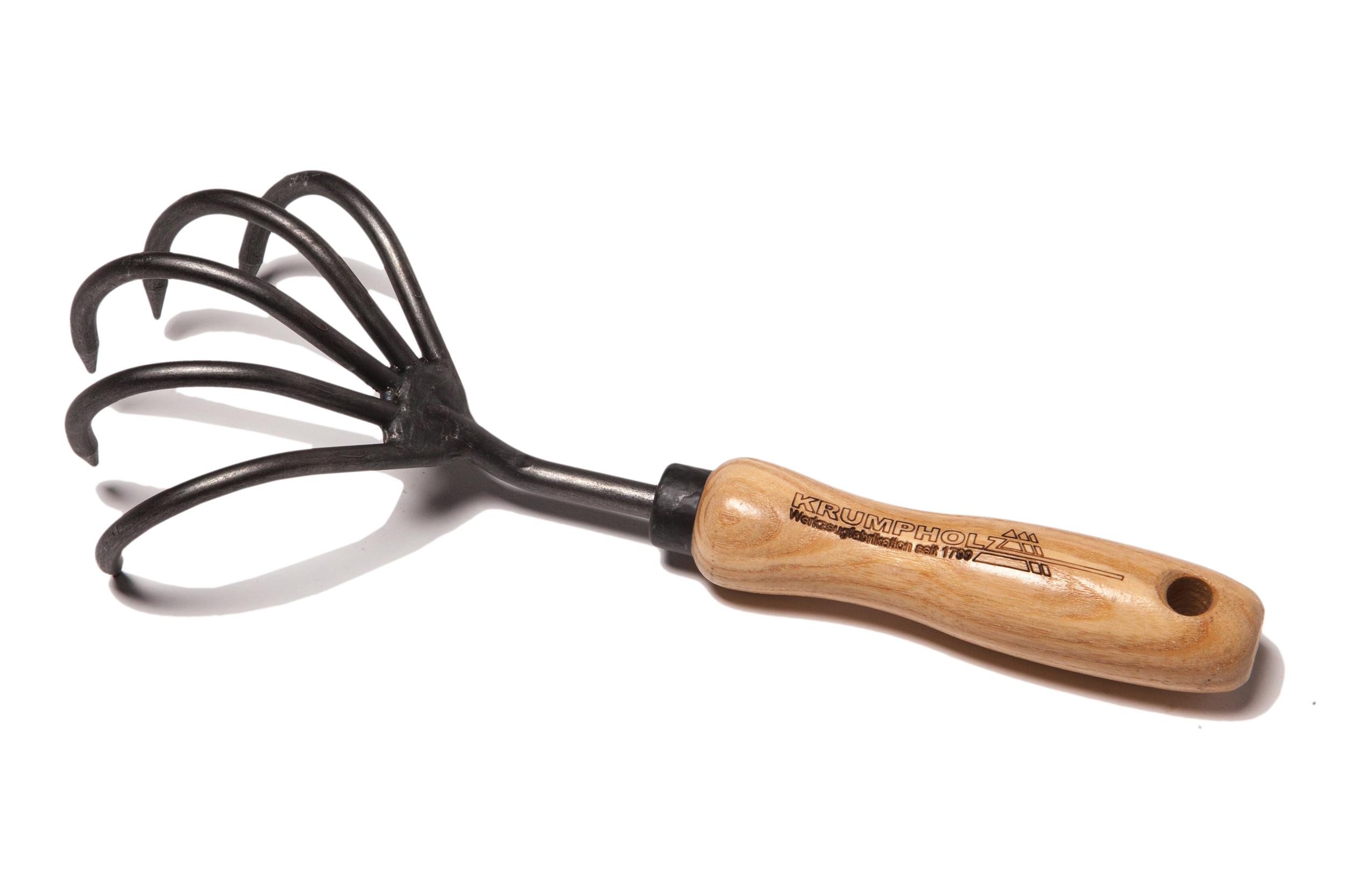 Blumenkralle (Grubber) 5 Zinken mit Eschengrif