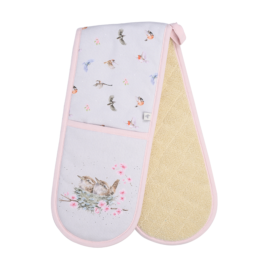 Double Oven Gloves "Feathered Friends"