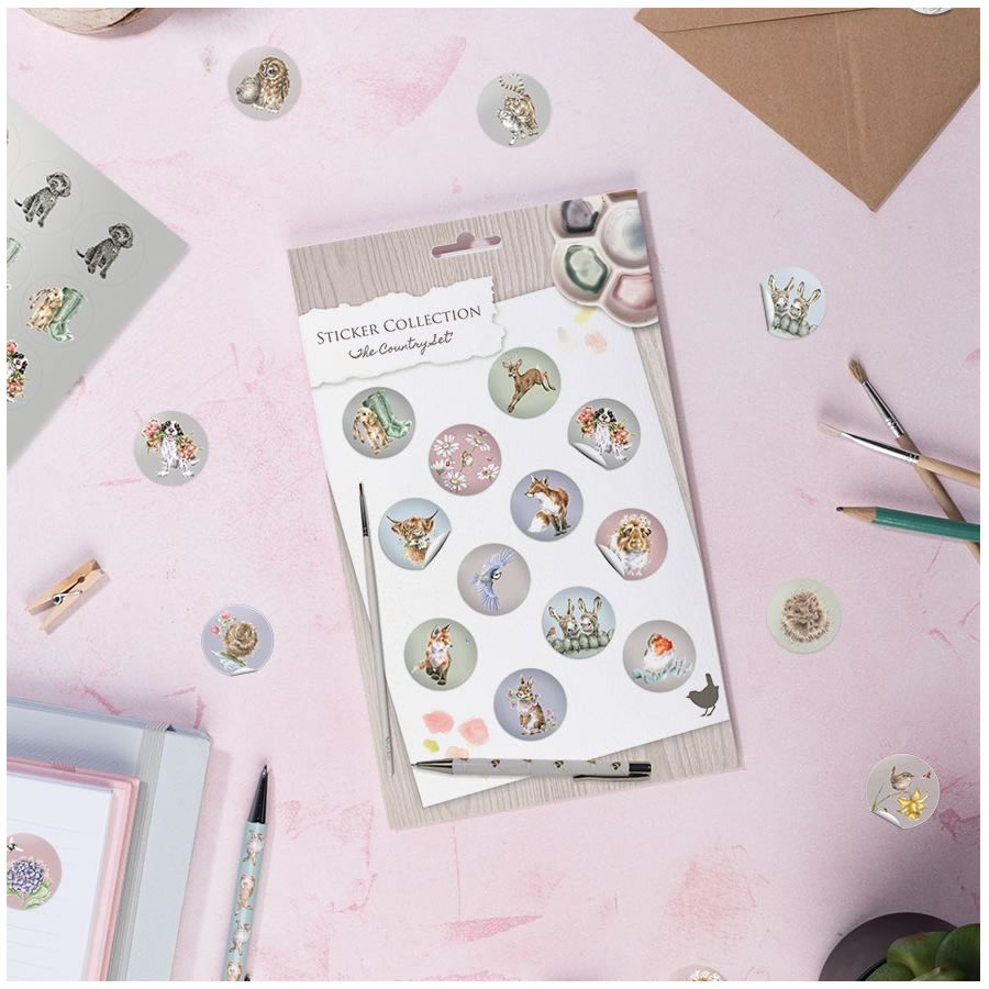 Stickerset "The Country Set“ Tiere