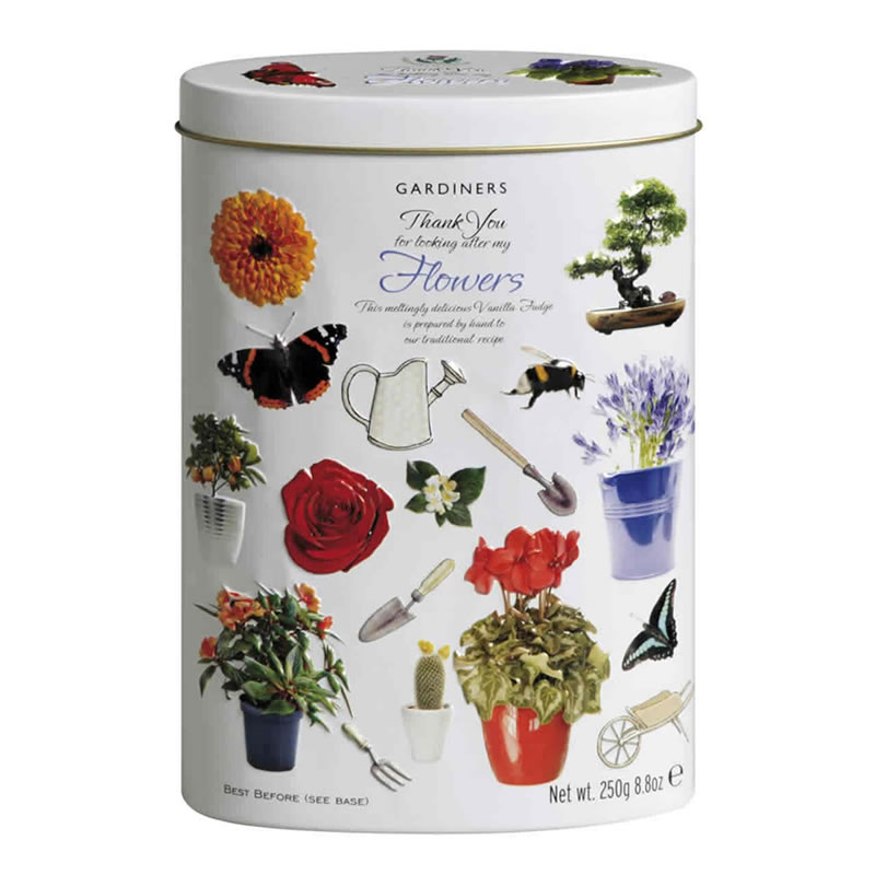 Vanilla Fudge Flowers Tin