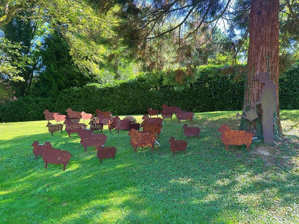 Schaf zum Stecken groß