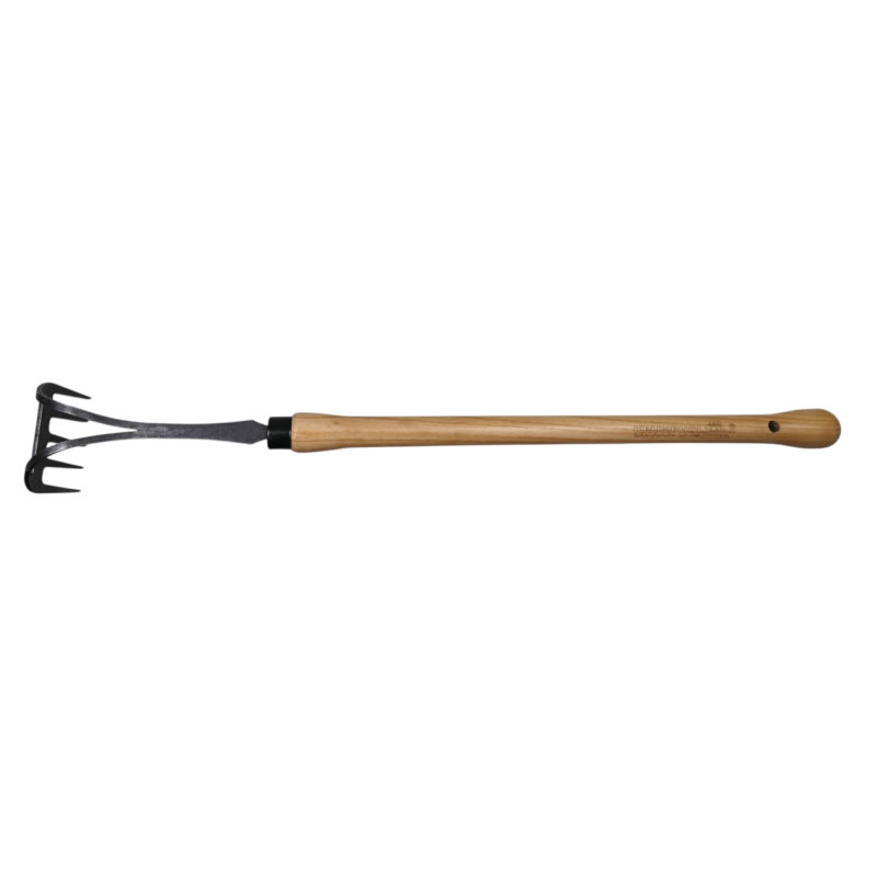 Bio-Handrechen mit Eschen-Knopf-Stiel (48 cm)
