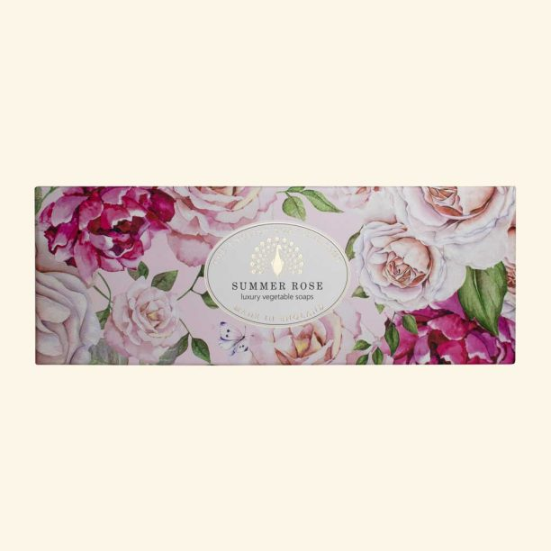 Heritage Summer Rose Seifenschachel 3x100 gr.