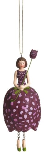 Schachbrettblumenmädchen