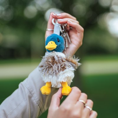 Anhänger „Webster“ mit Plüsch-Ente