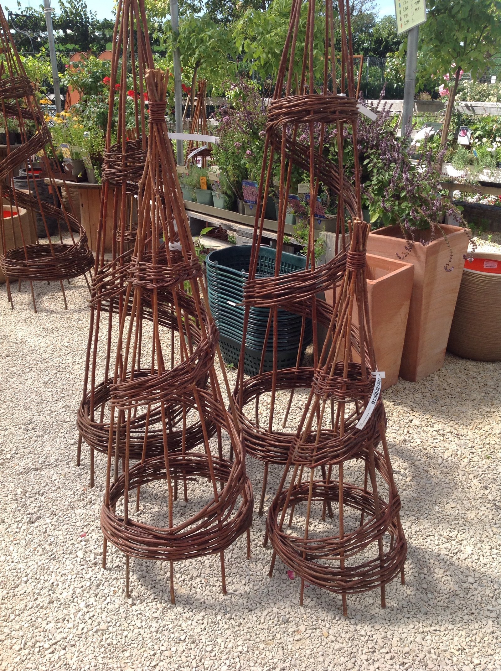 Weidenpyramide 'cross' 100 cm