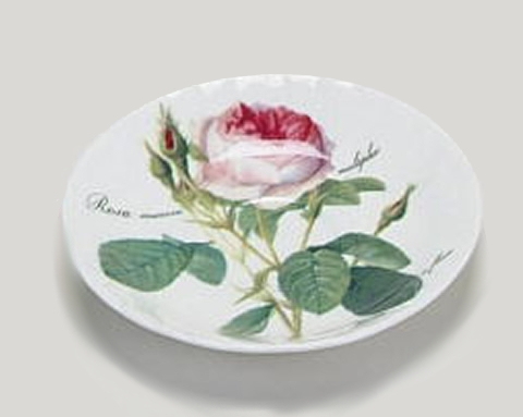 Müslischale flach Redoute Roses