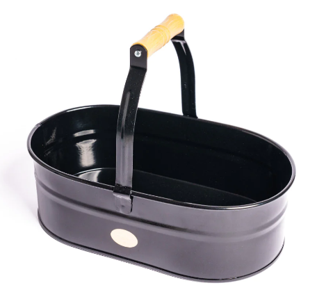 Ovales Gefäß mit Holzgriff 4L Kensington Black