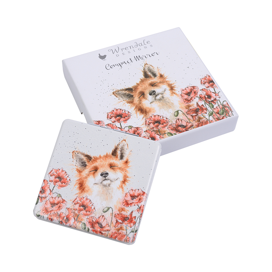 Taschenspiegel Fuchs "Poppy Fields"