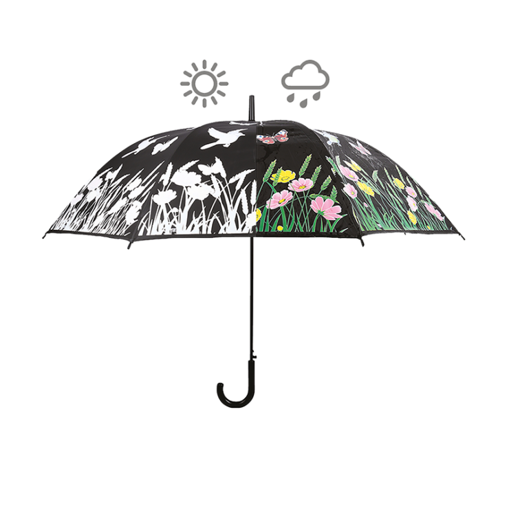 Regenschirm Vögel / Blumenwiese