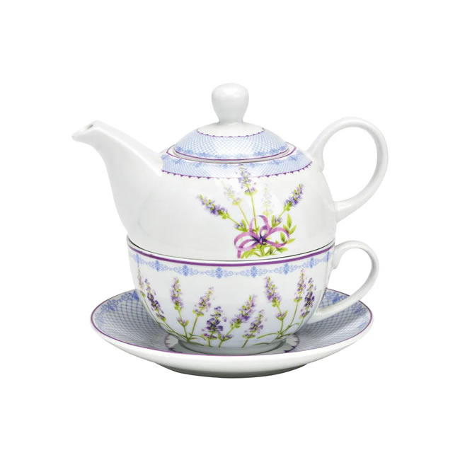 Tea for one Lavendeldekor
