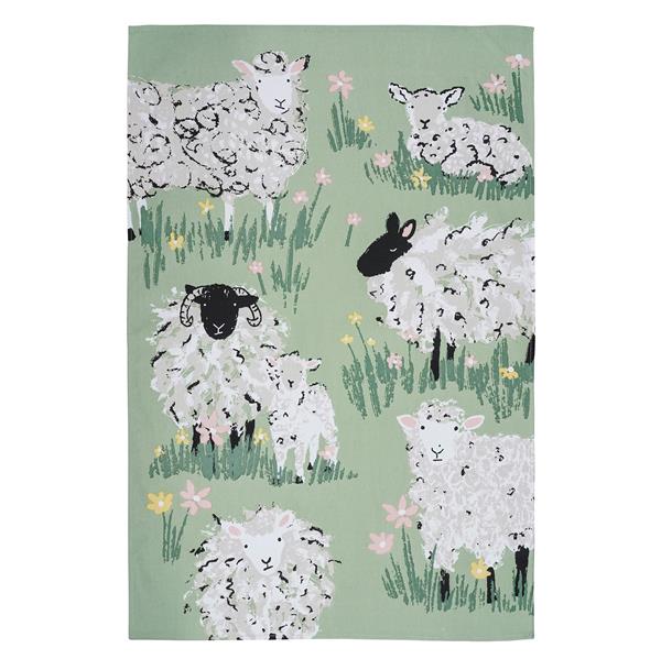 Tea Towel Woolly Sheep