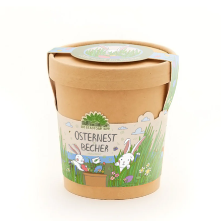 Osternest aus dem Becher