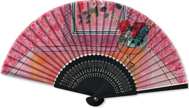 Handfächer 'La Vie en Rose, Raoul Dufy'