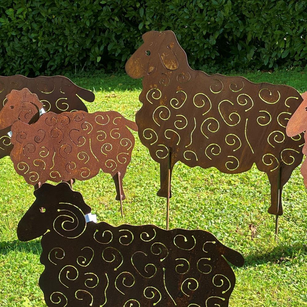 Schaf zum Stecken groß