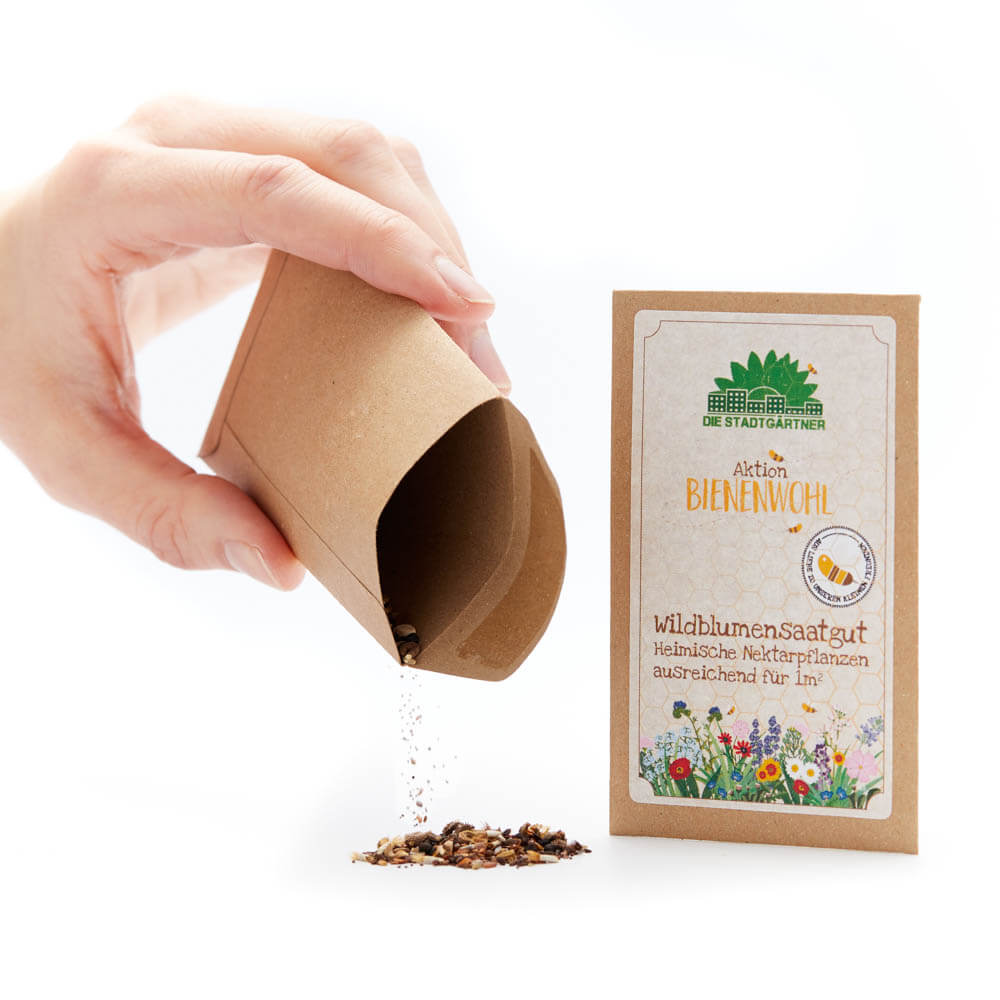 Saatguttütchen Wildblumen "Bienenwohl"