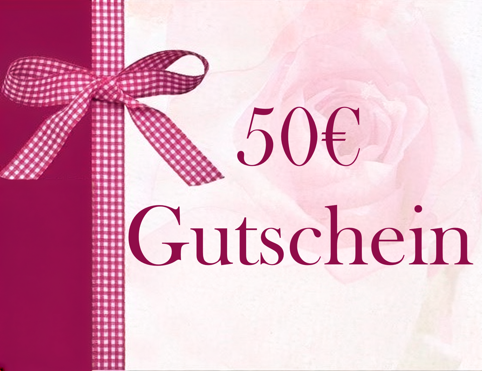 x Gutschein 50 Euro