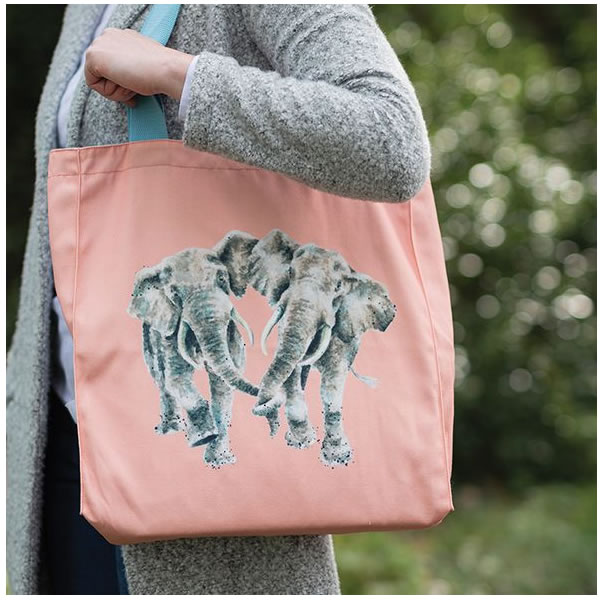 Segeltuchtasche "Age isirrelephant"