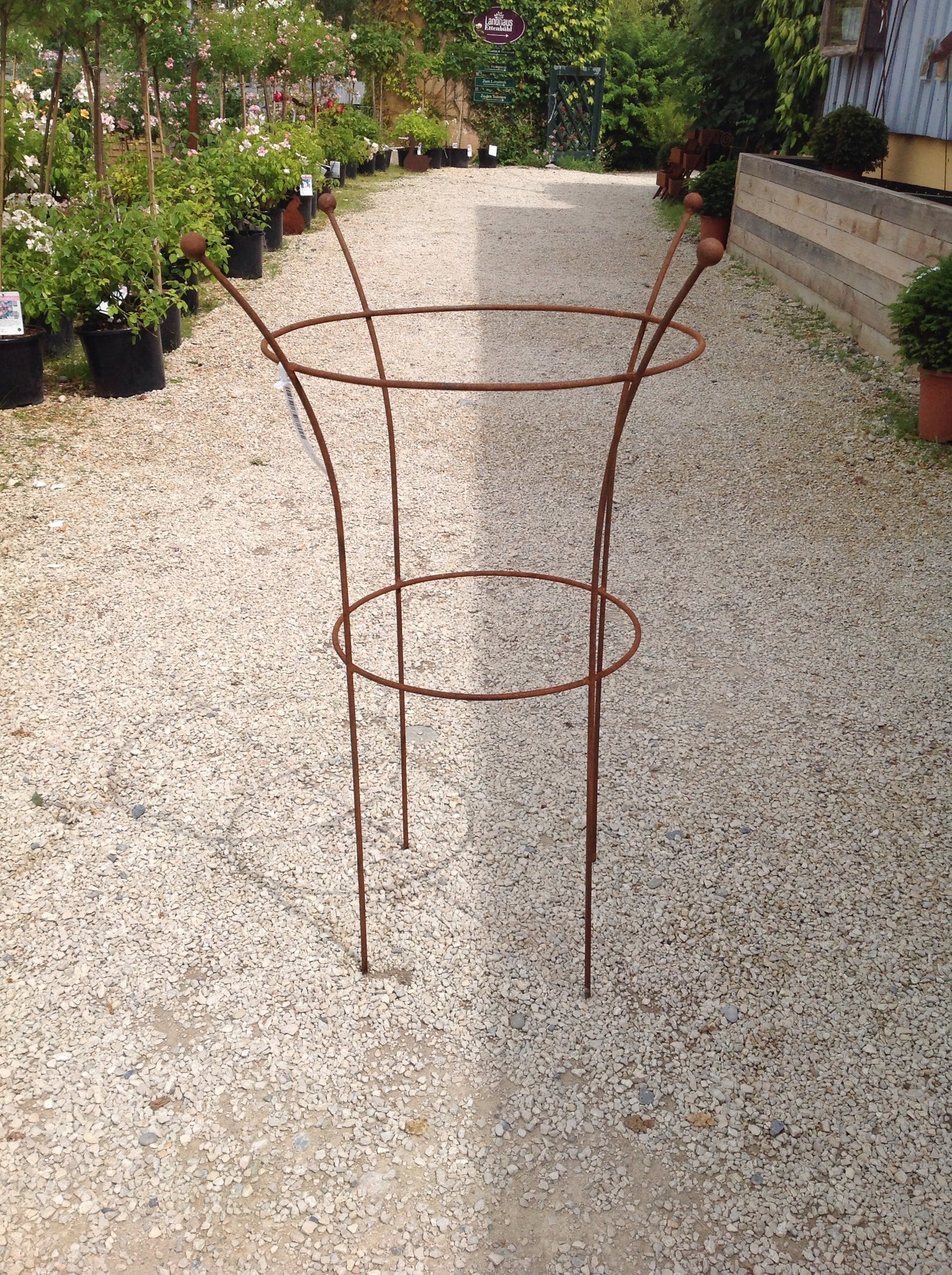 Strauchhalter Mini-Crown m. Kugel, 40/90cm