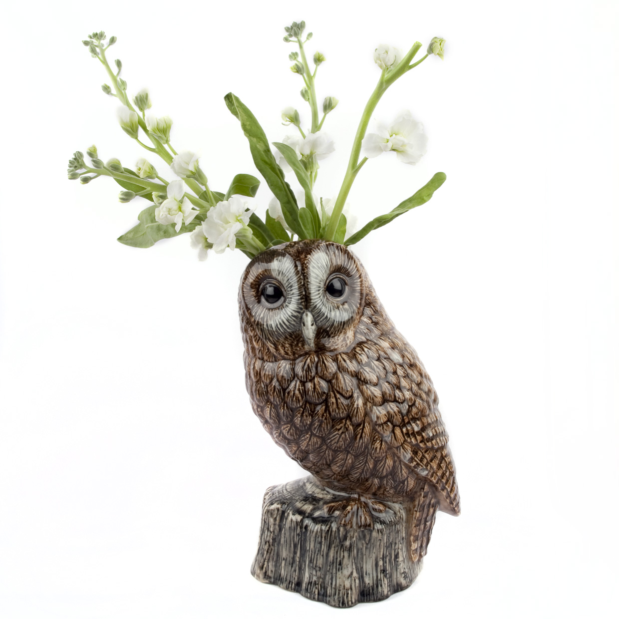 Vase Tawny Owl