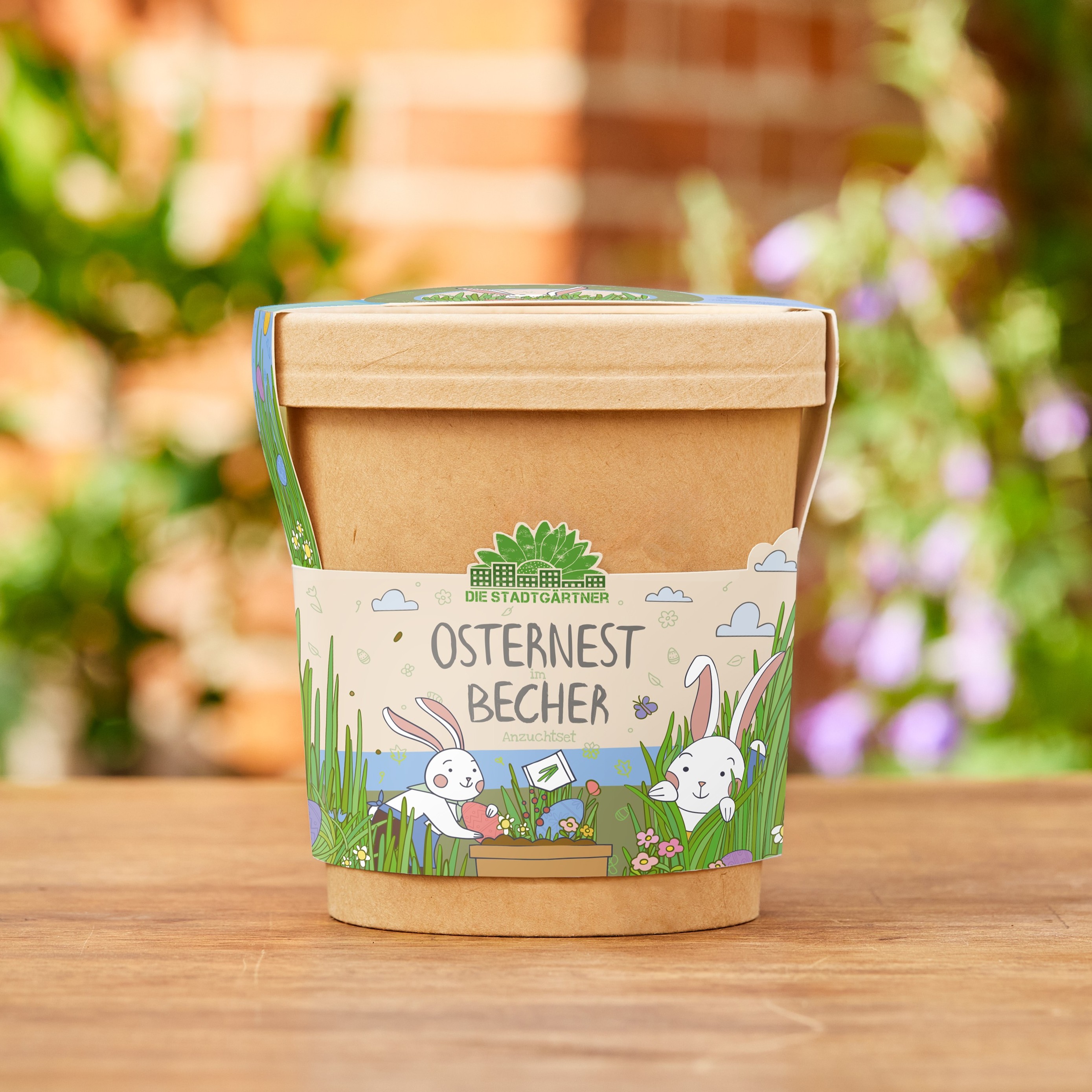 Osternest aus dem Becher