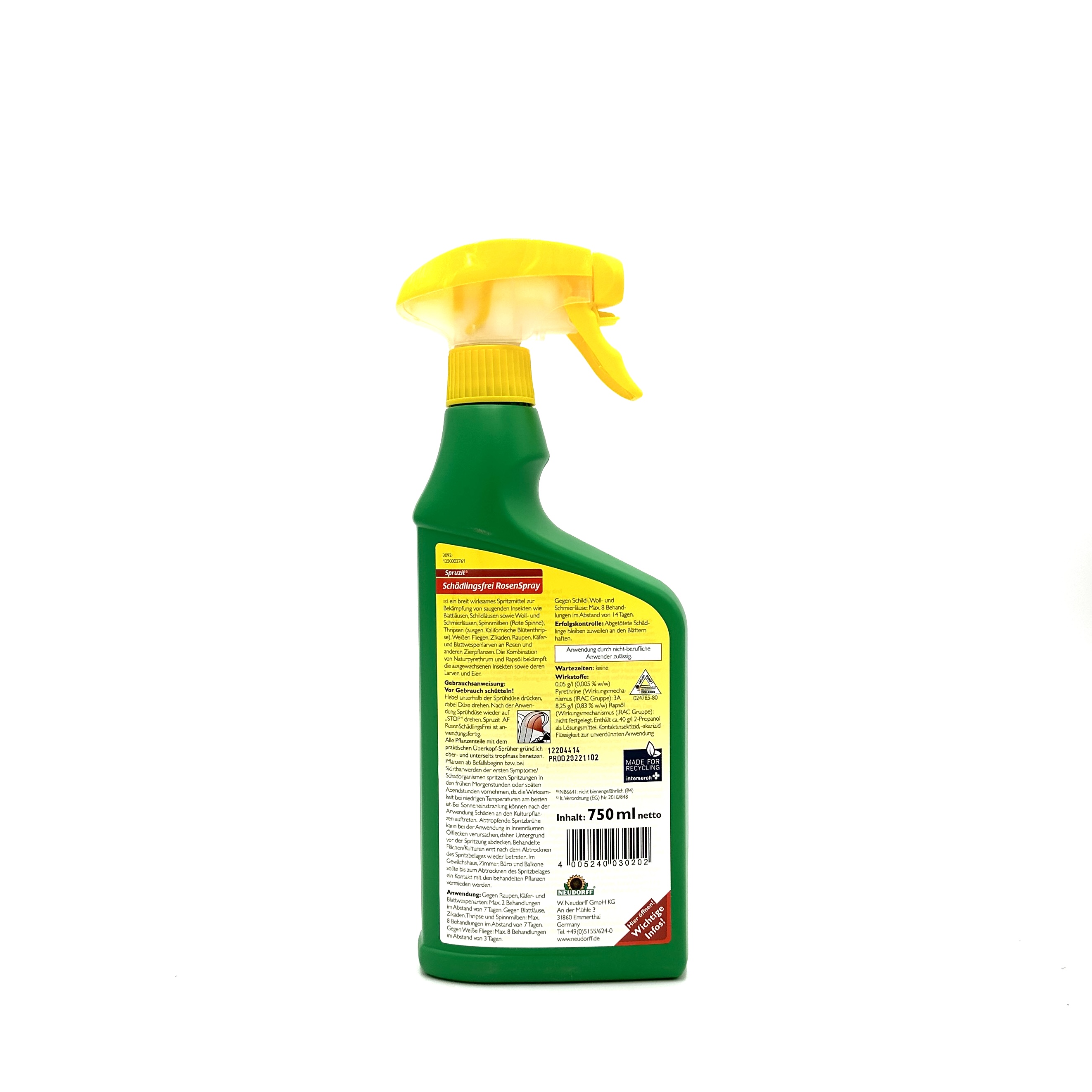 Spruzit Schädlingsfrei RosenSpray 750 ml