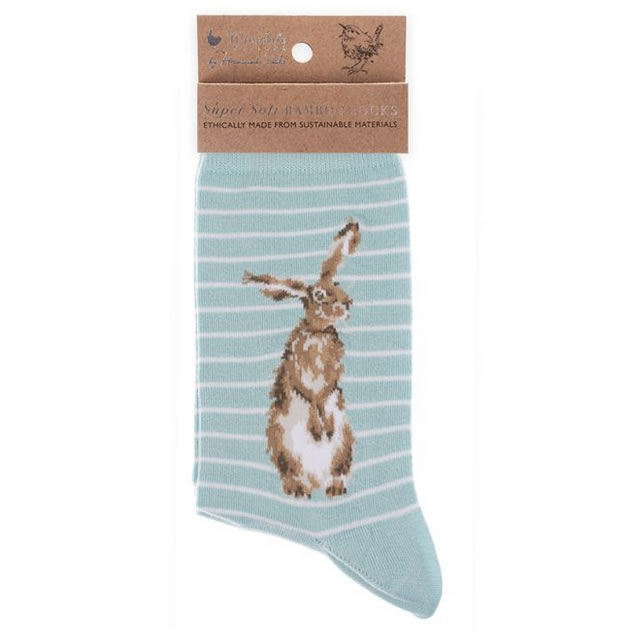 Socken "Hare and the Bee" Hase
