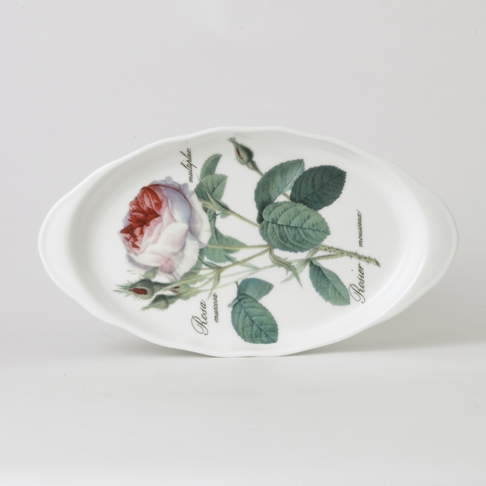 Milch+Zucker Tablett Redoute Roses