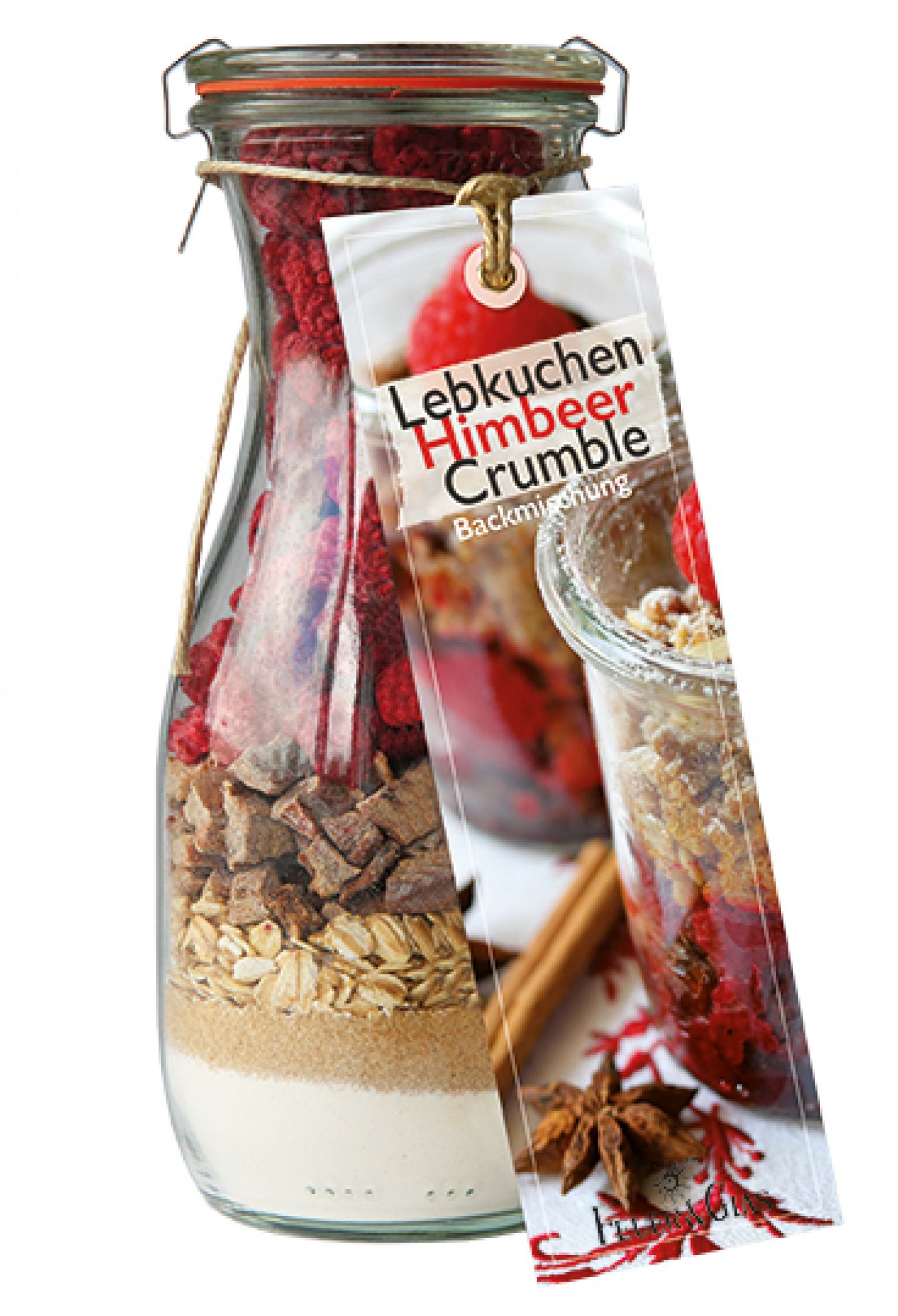 Lebkuchen Himbeer Crumble