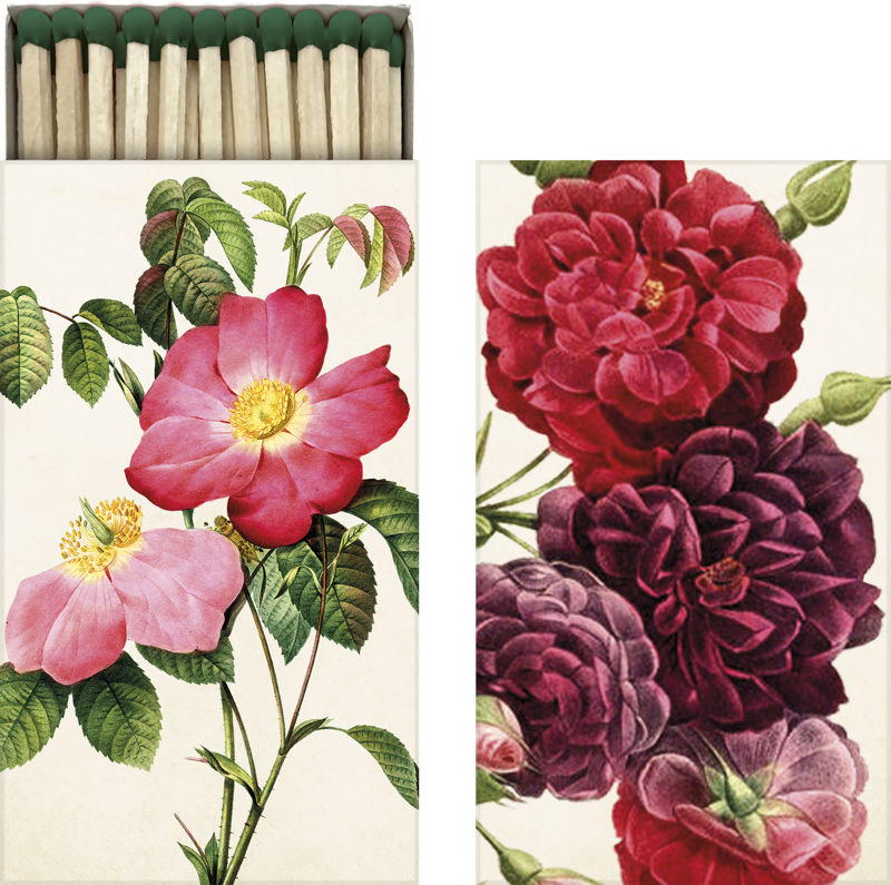 Streichhölzer Rosen