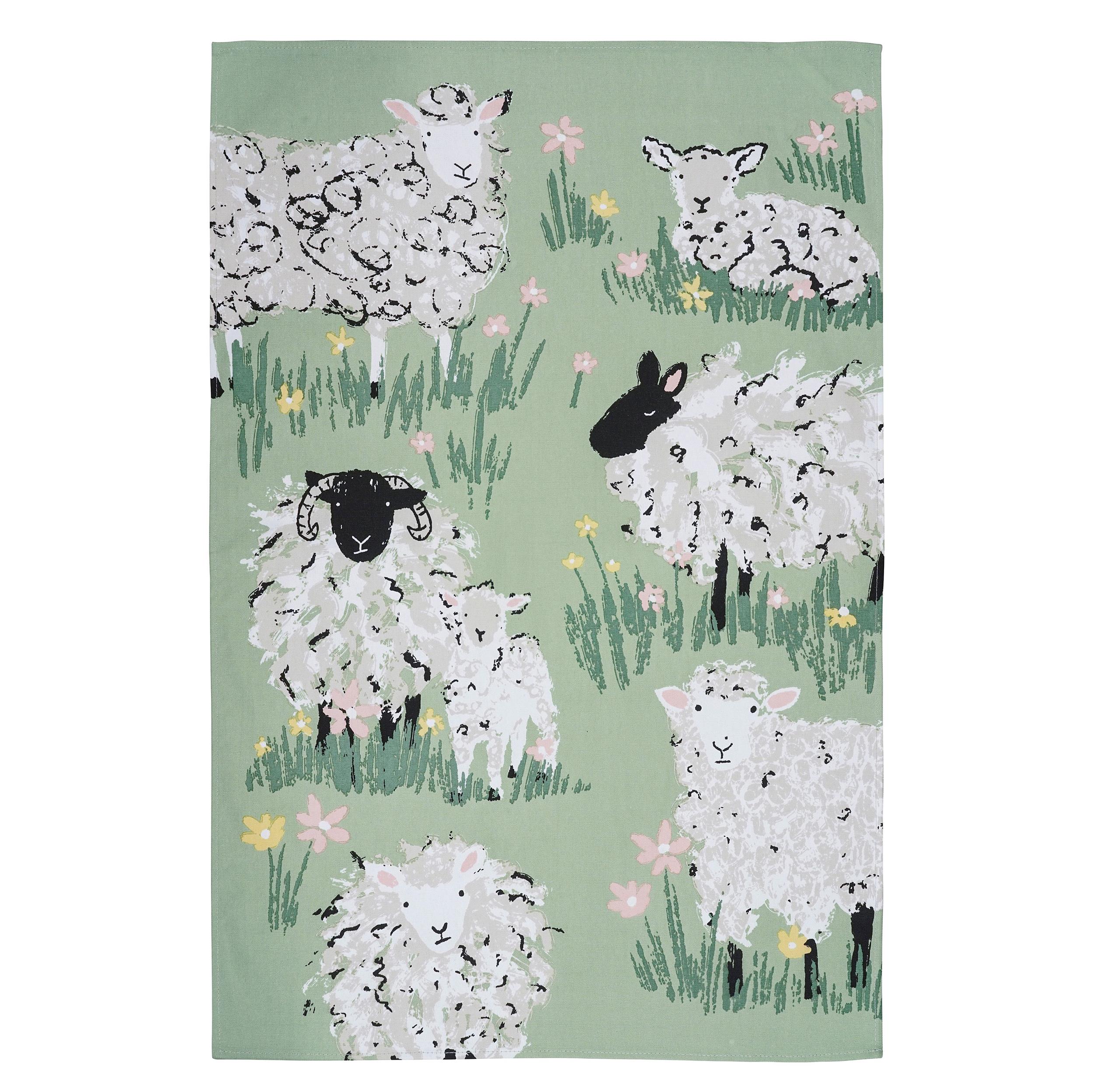 Tea Towel Woolly Sheep