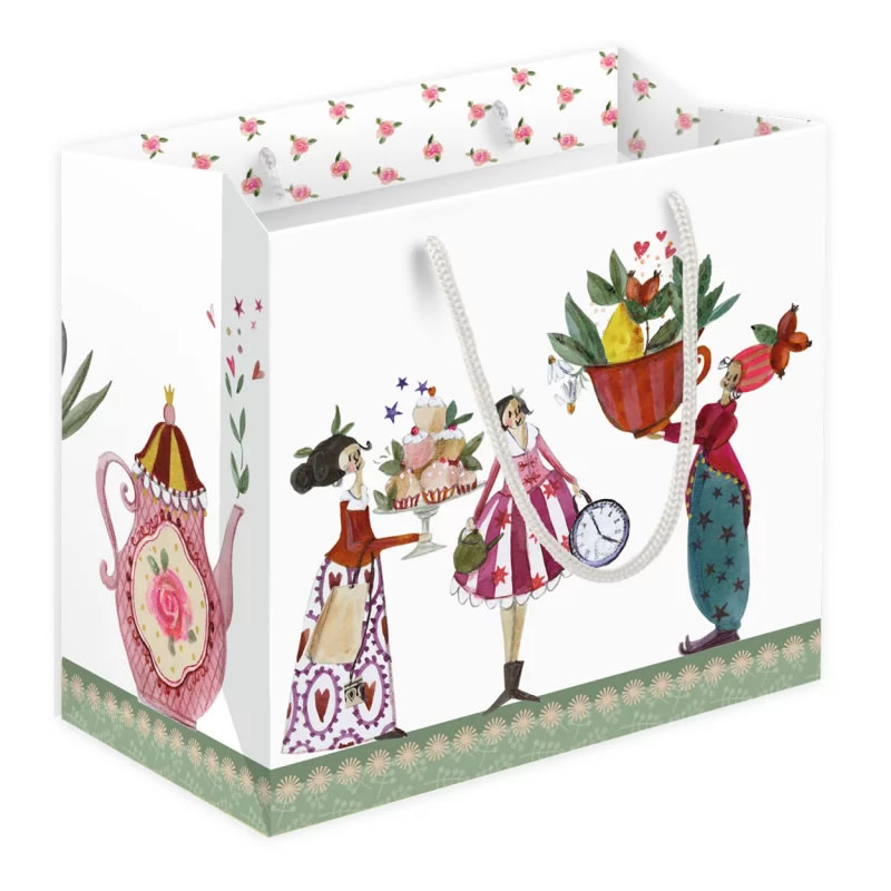 Kompakte Geschenktüte Teatime