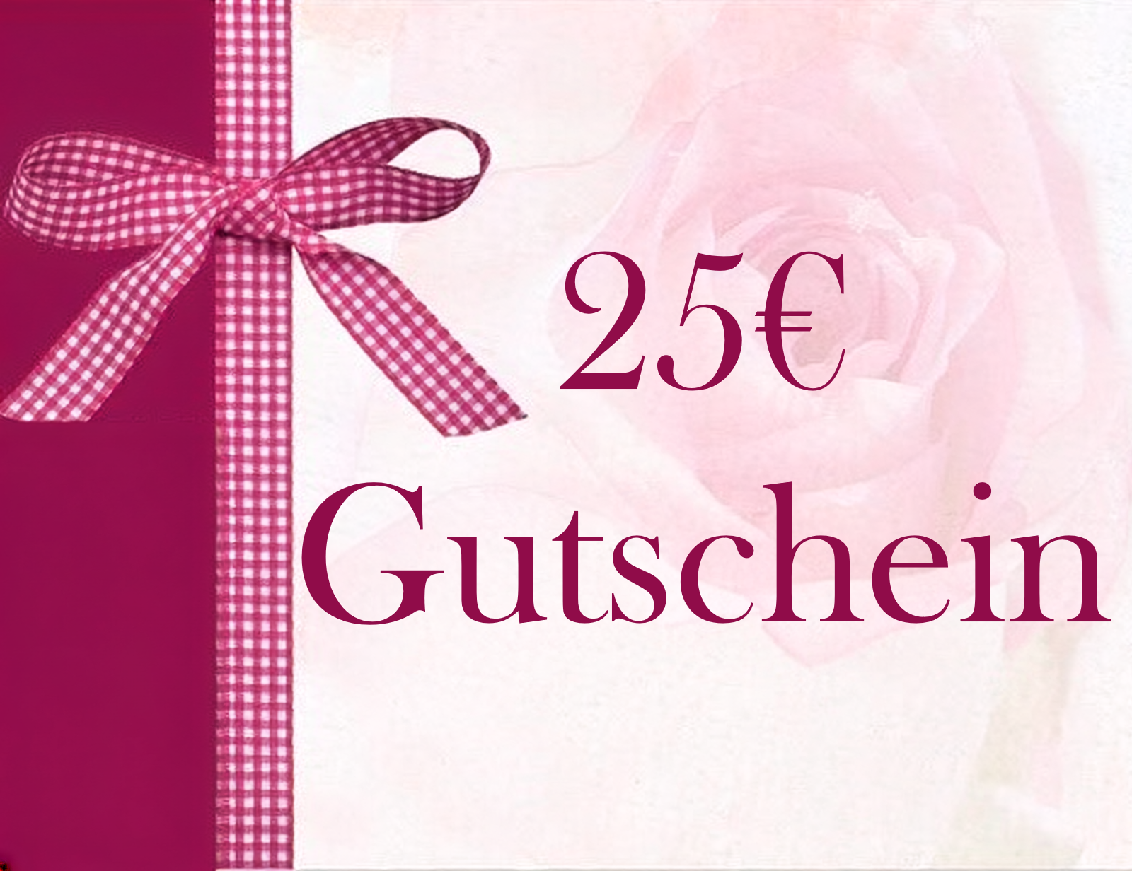 x Gutschein 25 Euro