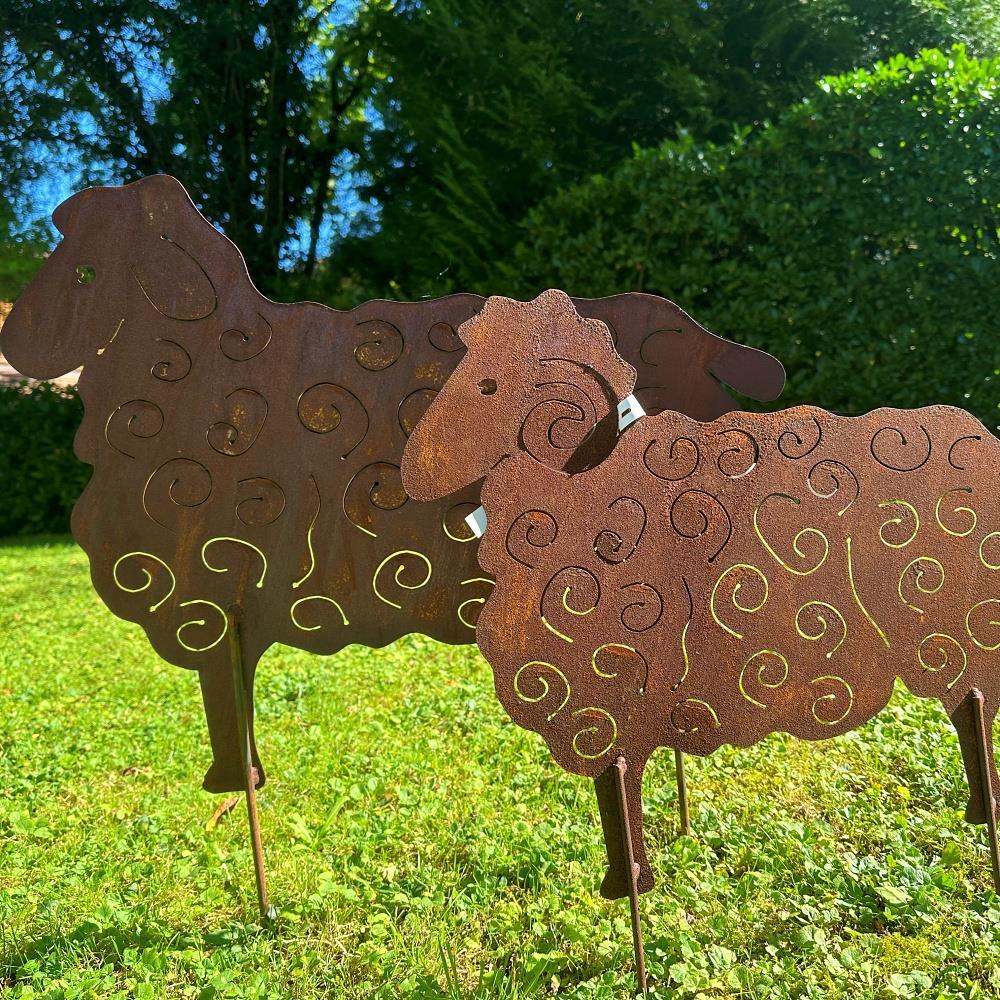 Schaf zum Stecken groß