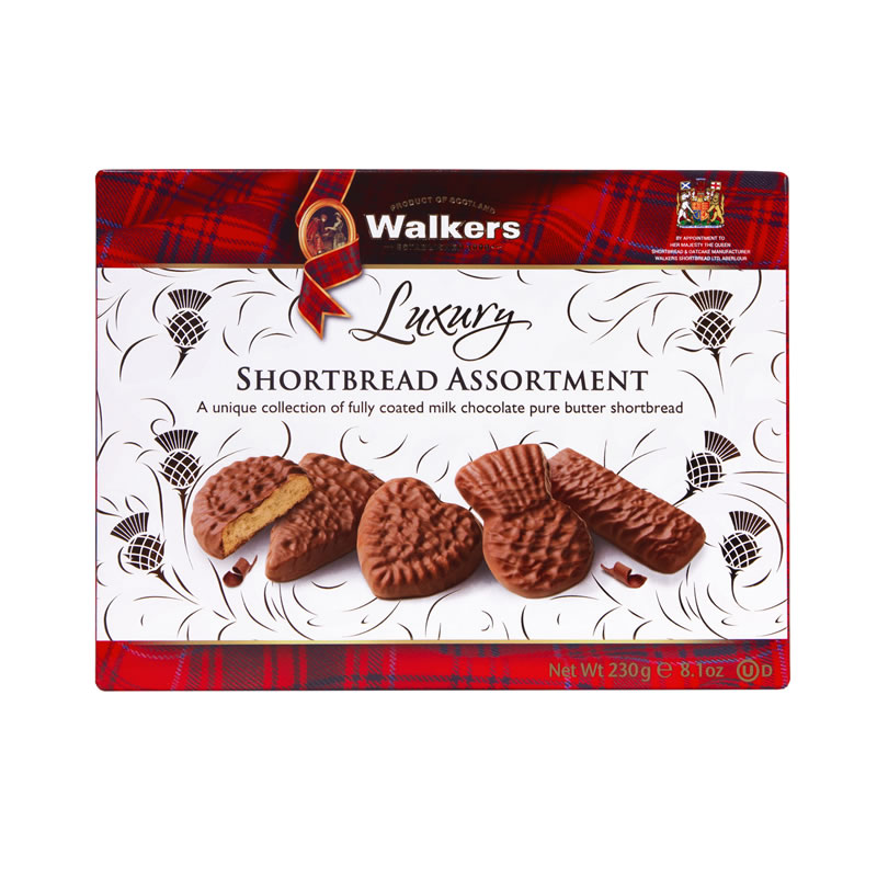 Walkers Luxury Assorted Chocolate Shortbread