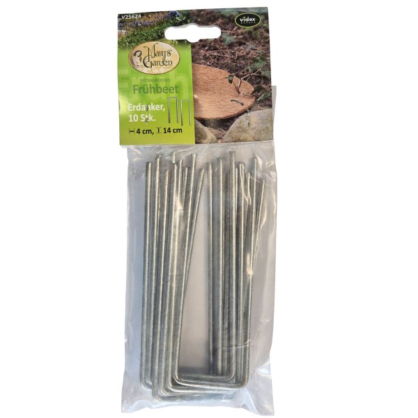 Metall-Halter Set/10, verzinkt