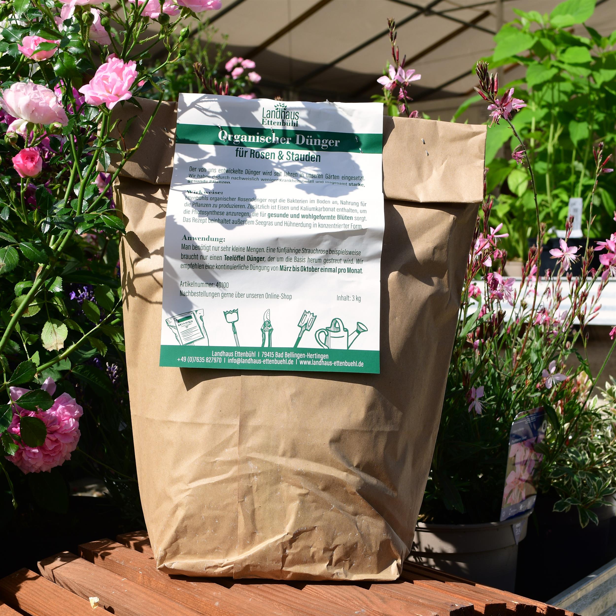 Organischer Rosendünger & Universaldünger Pellets