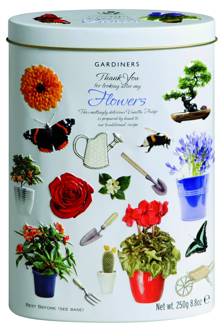 Vanilla Fudge Flowers Tin