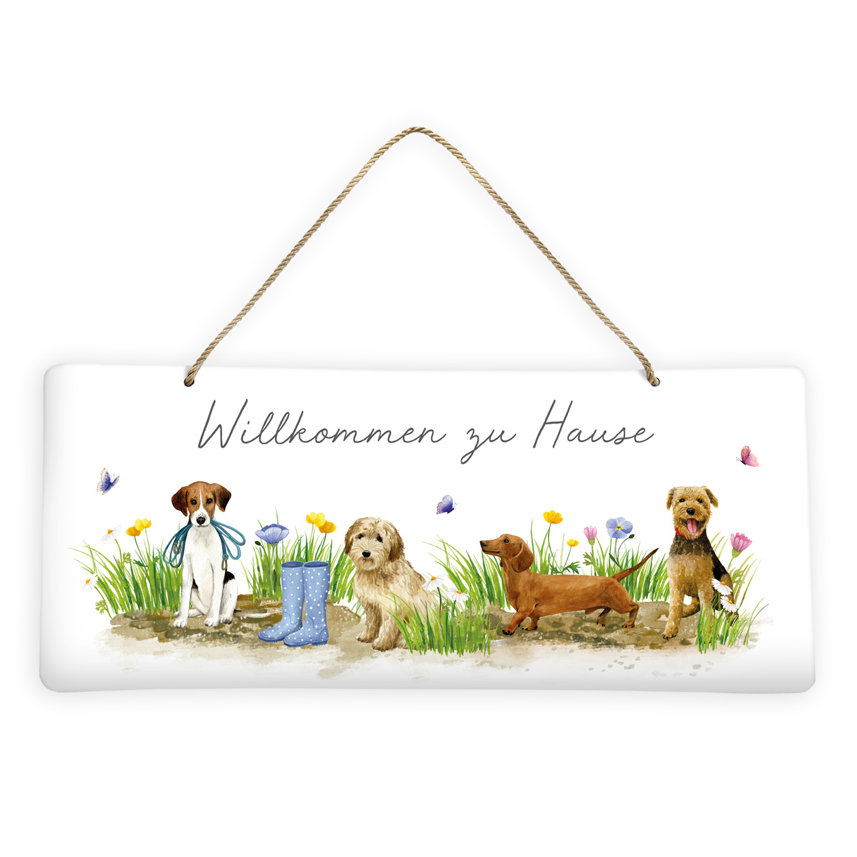 Dekoschild Hundespaß