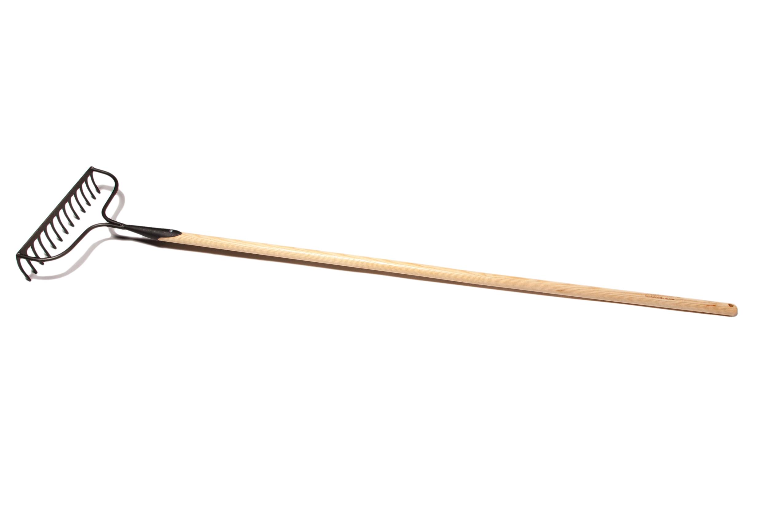 Bügelrechen, 13 Zinken mit Eschenstiel (140 cm)