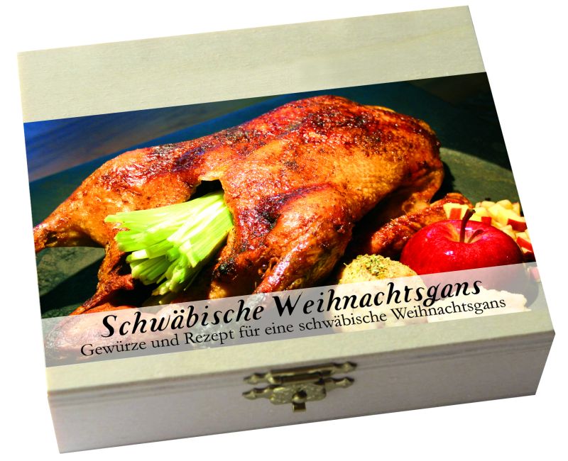 Schwäbische Weihnachtsgans-Gewürzkasten