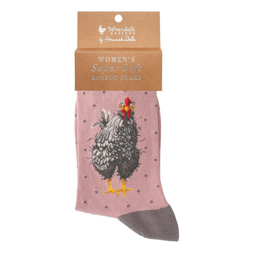 Socken "Curios Hen" Huhn