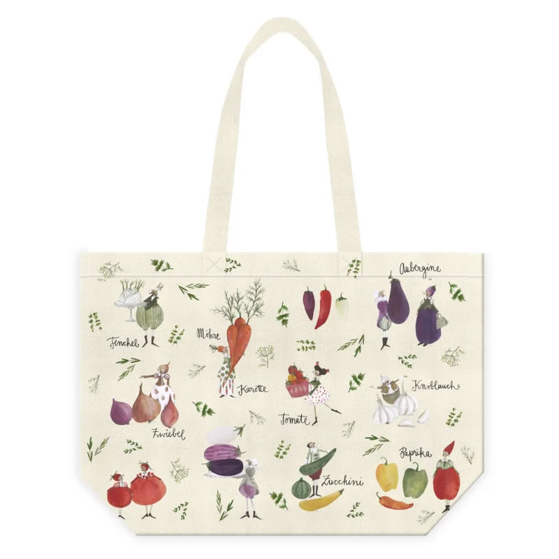 Baumwoll-Shopper Kräutergarten Gemüse