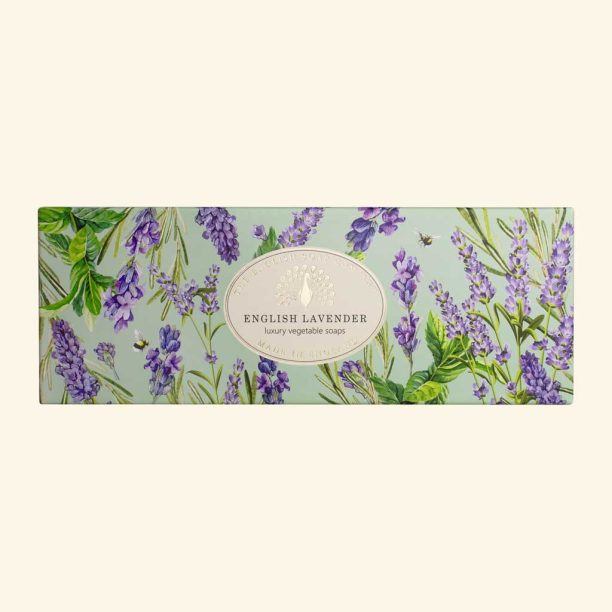 Heritage English Lavender Seifenschachel 3x100 gr.
