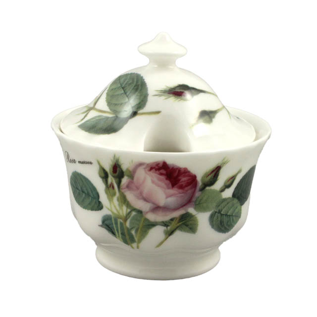 Zuckerdose Redoute Roses